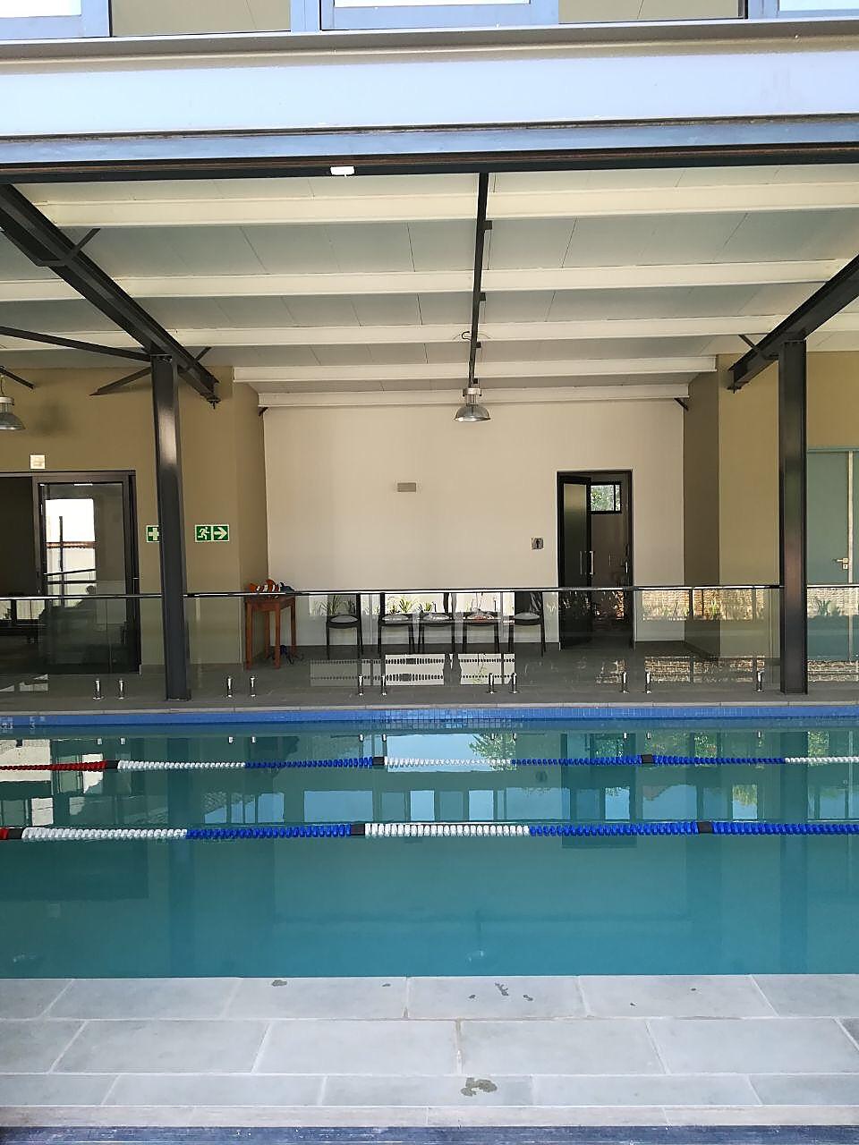 Indoor heated lap pool with marked swimming lanes at Get Ahead Swimming, Fairvale